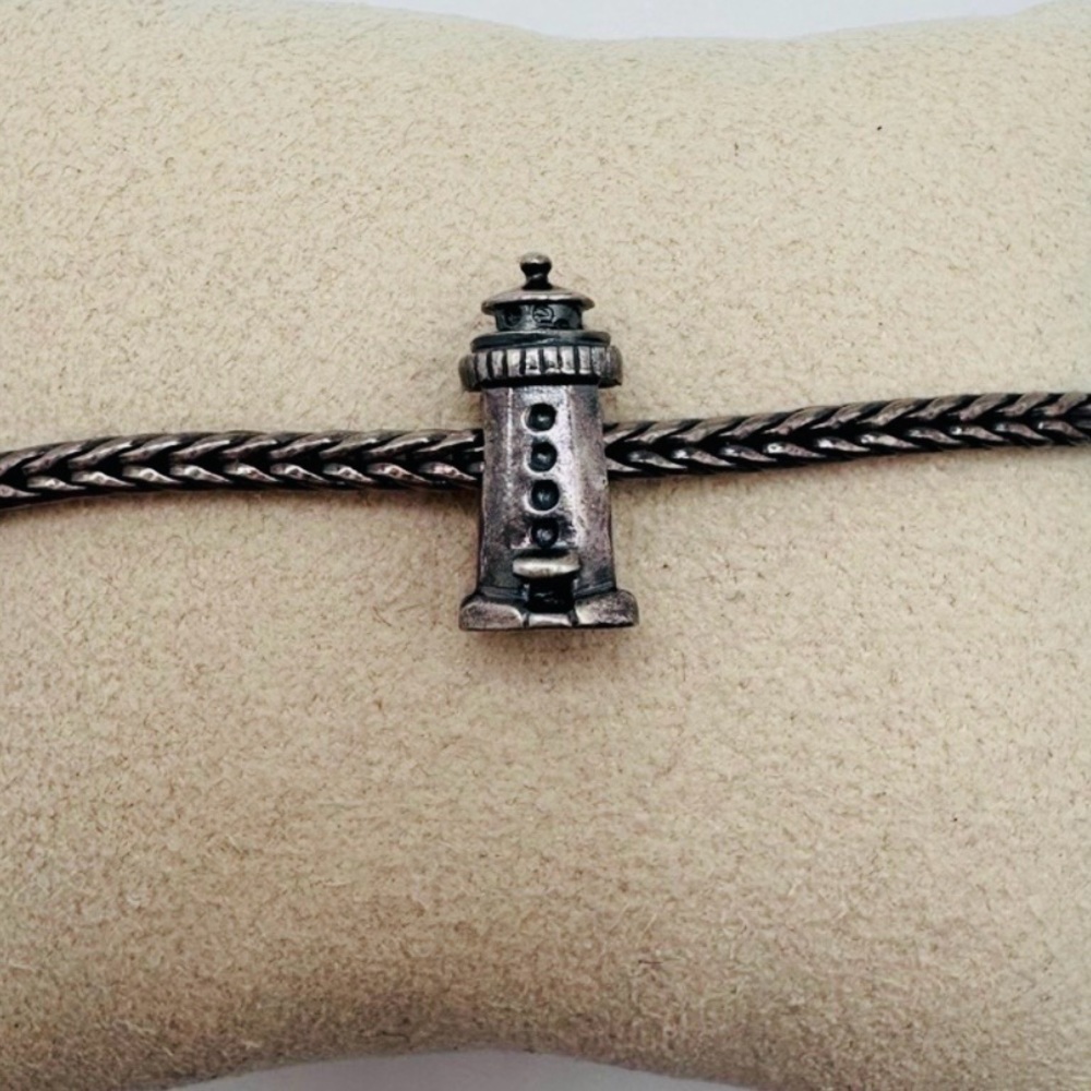 Trollbeads Lighthouse TAGBE-50029 Sterling Silver Nautical Bead Charm 925